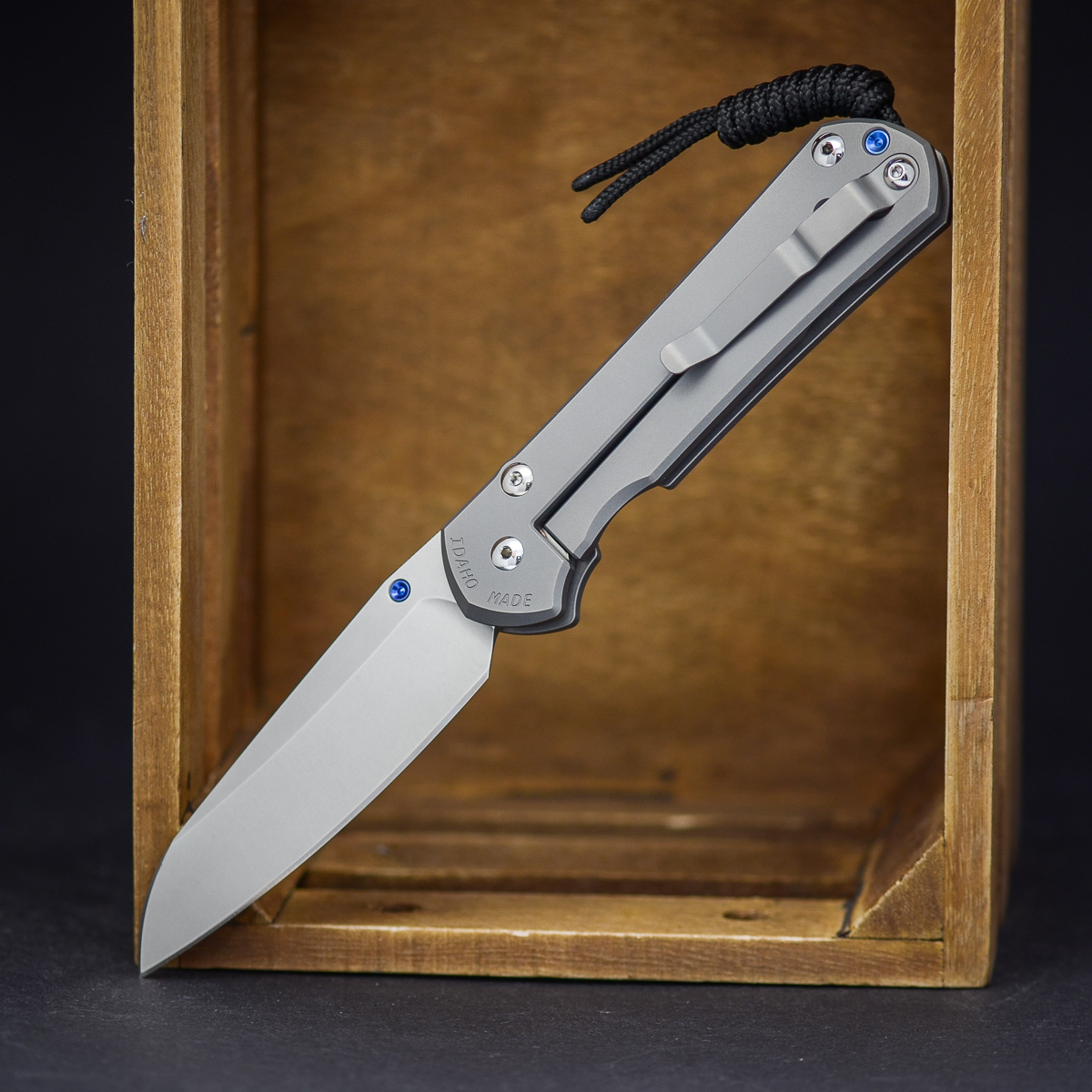 Chris Reeve Sebenza 31 Glass Blasted Linkshand Klinge, Messer, Waffe, Dolch