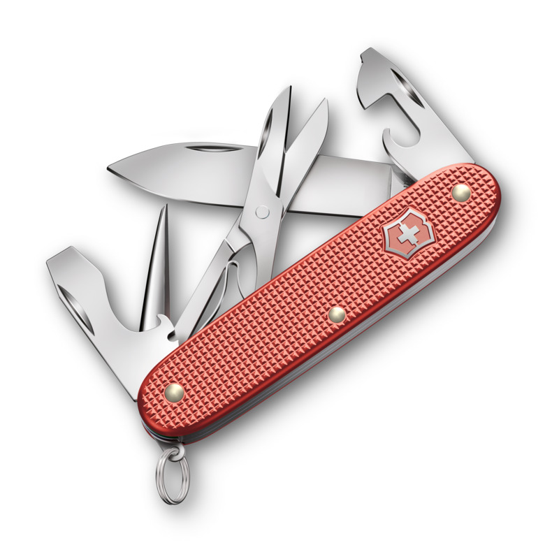 Victorinox Pioneer X Alox Limited Edition 2025 Stone Red Klinge, Waffe, Messer