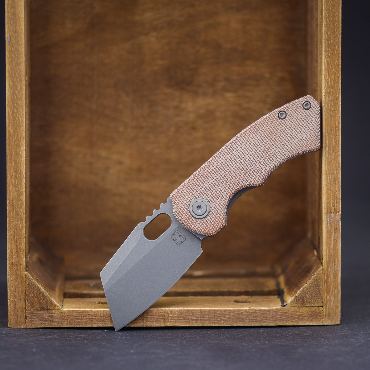 Bergblades Mini SLim 2.0 Micarta Natural
