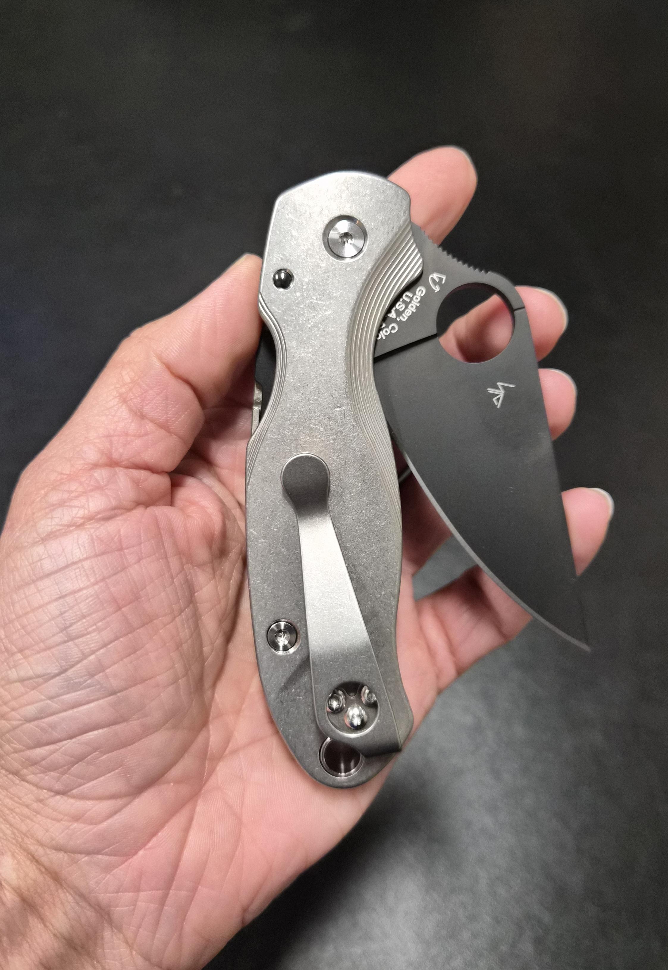 Spyderco Para 3 X Flytanium Titan