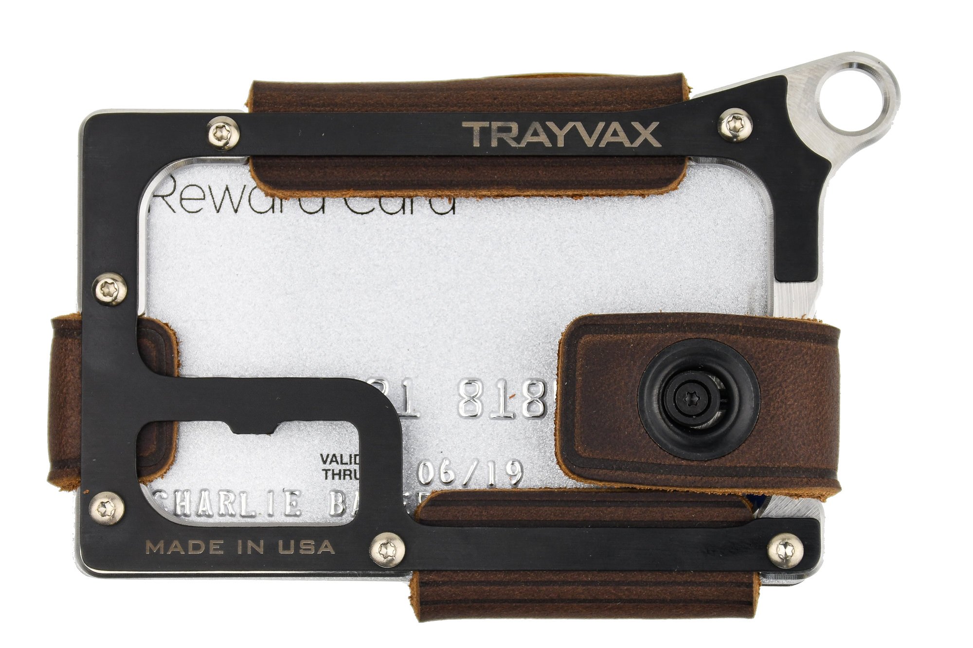 Trayvax Contour Wallet Raw, Titan
