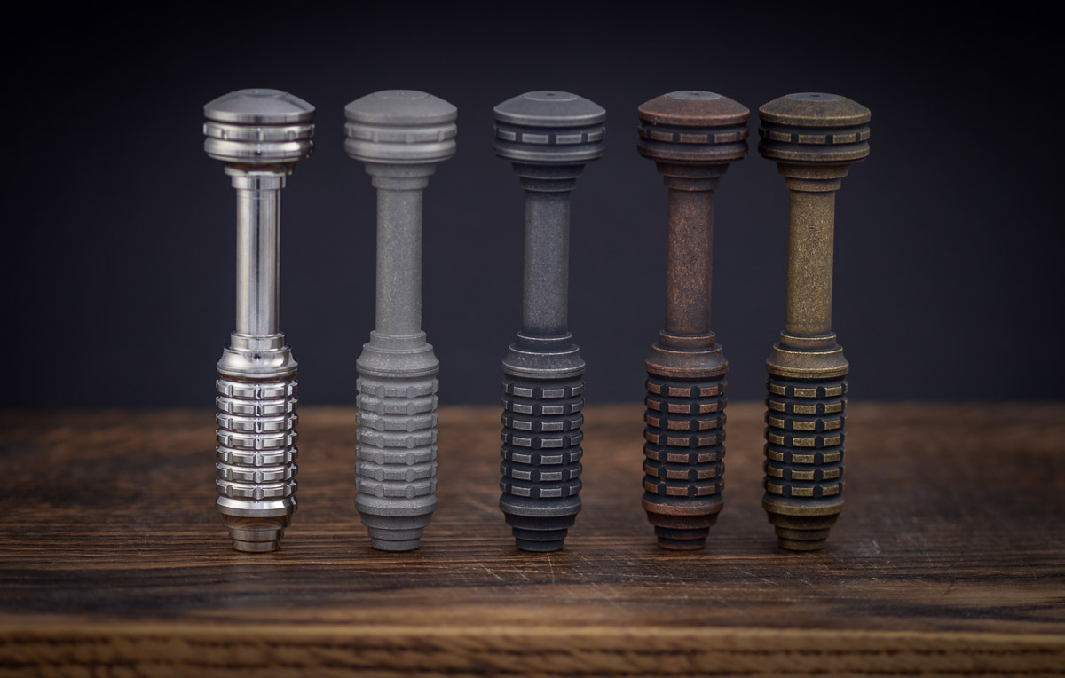 Griffin MK III Bit Driver Combat Beads Griffin MKIII Bit Driver aus Titan – hochwertiges EDC Werkzeug