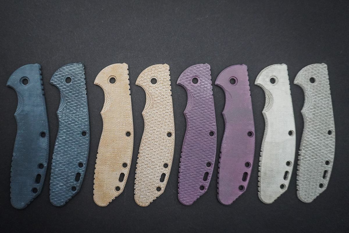 Rick Hinderer XM-24 Griffschale Micarta