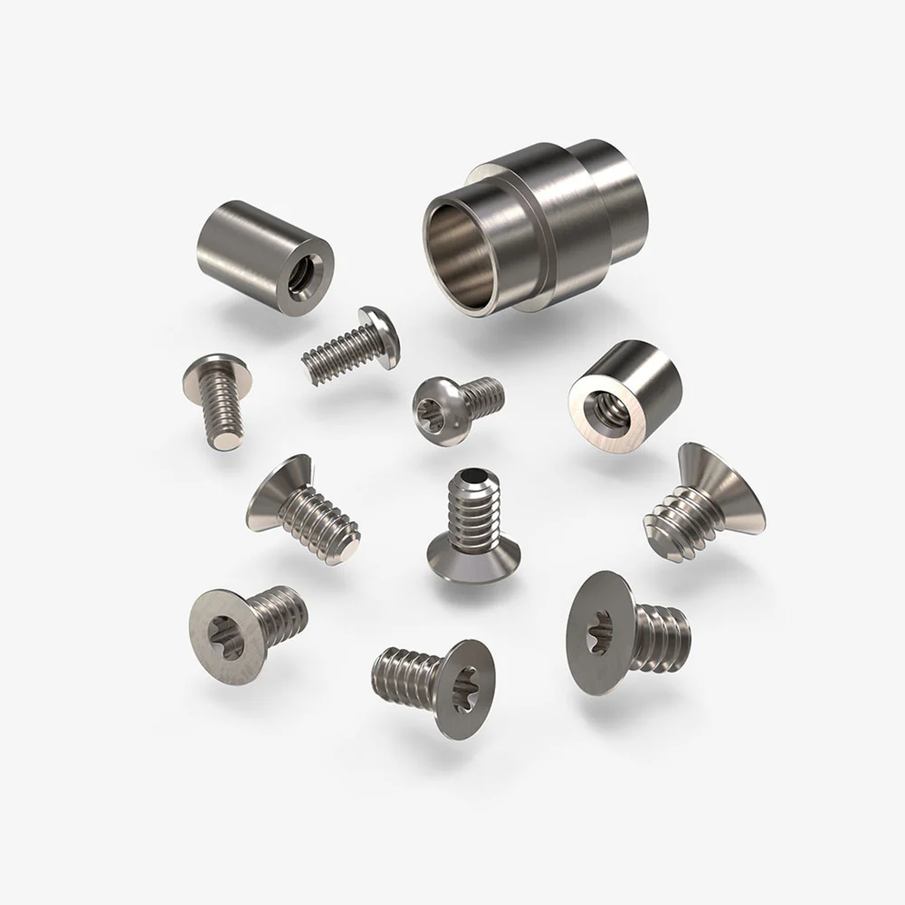 Flytanium Full Titanium Hardware Kit for Spyderco Paramilitary 2 Knife - Titanium Satin MAXI – Bild 1