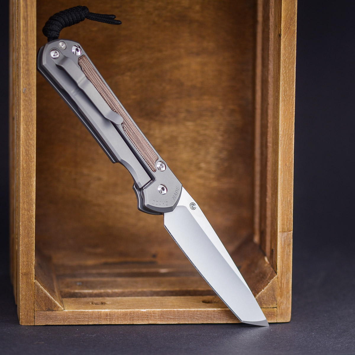 Chris Reeve Sebenza Micarta Natural Glass Blasted   – Bild 2