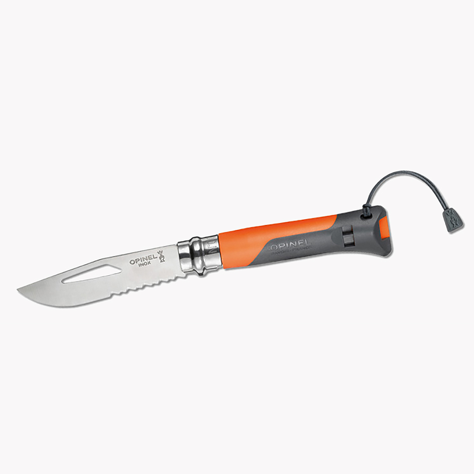 254269 Outdoor Opinel No.8 orange - grau