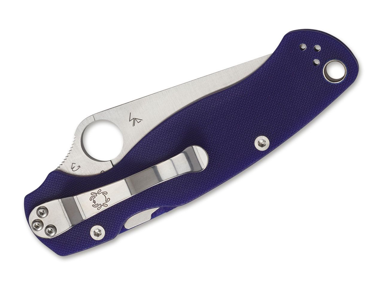 Spyderco Para-Military 2 Dark Blue – Bild 2