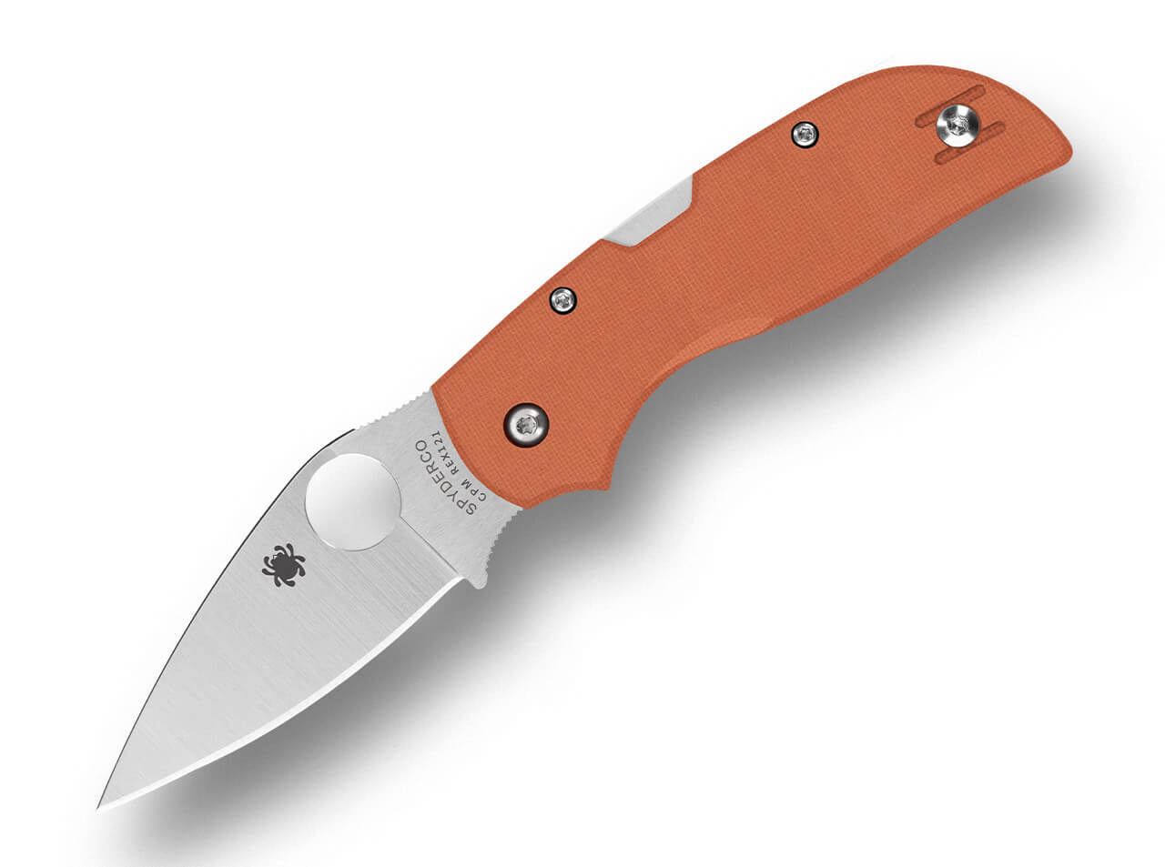 Spyderco Chaparral CPM REX 121 Orange G10 PlainEdge MAXI – Bild 1