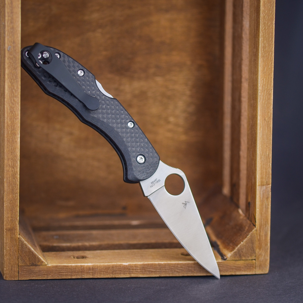 Spyderco Delica 4 K390 X Flytanium Carbon Fiber – Bild 3