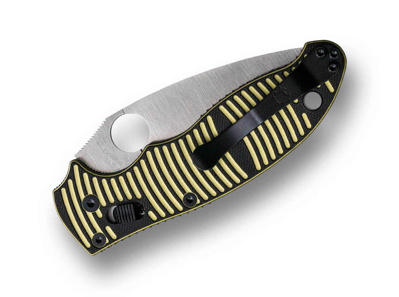 Spyderco Manix 2 Salt MagnaCut Yellow & Black G10 MAXI – Bild 2
