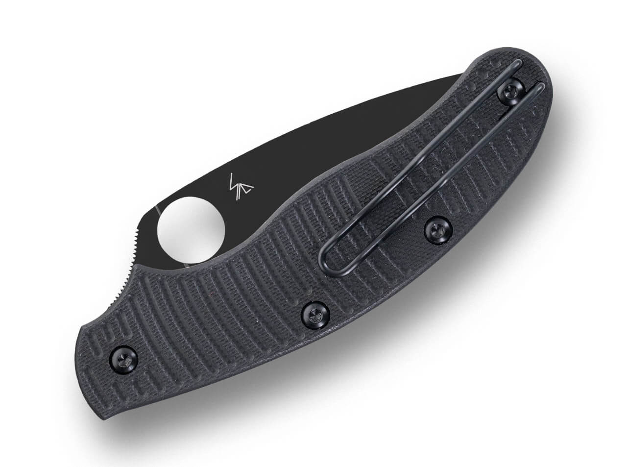 Spyderco UK Penknife Salt Black G10 CPM MagnaCut Black Blade MAXI – Bild 1