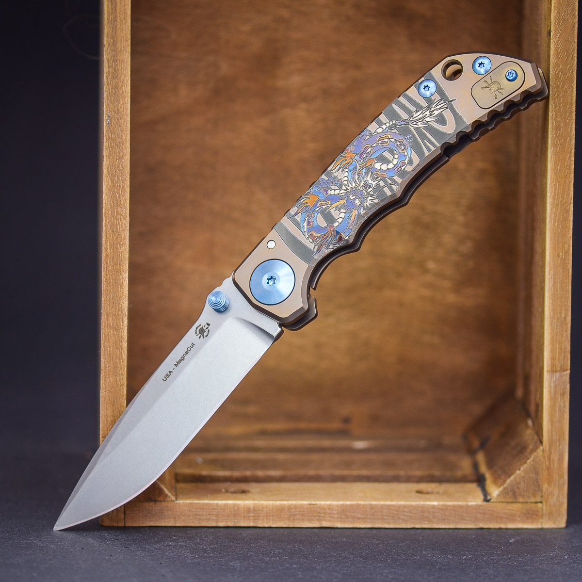 Spartan Blades Harsey Folder 4" Special Edition Dragon Klinge, Waffe, Messer, Dolch