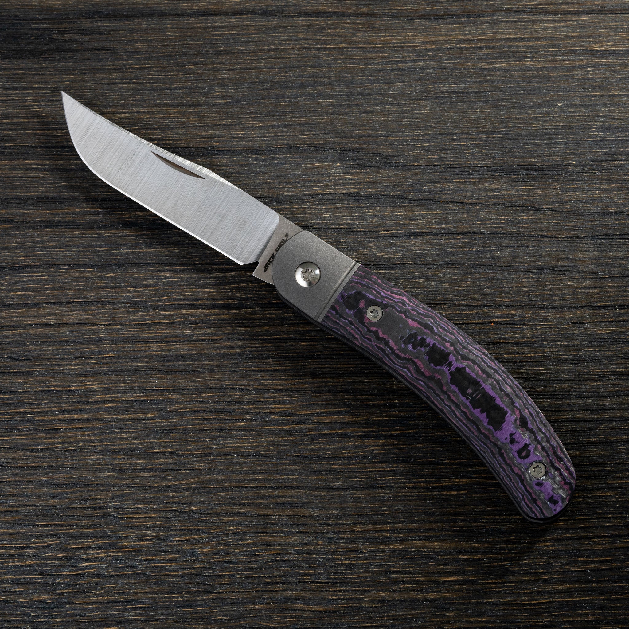 Jack Wolf Knives Javelina Jack Fat Carbon Purple Haze 