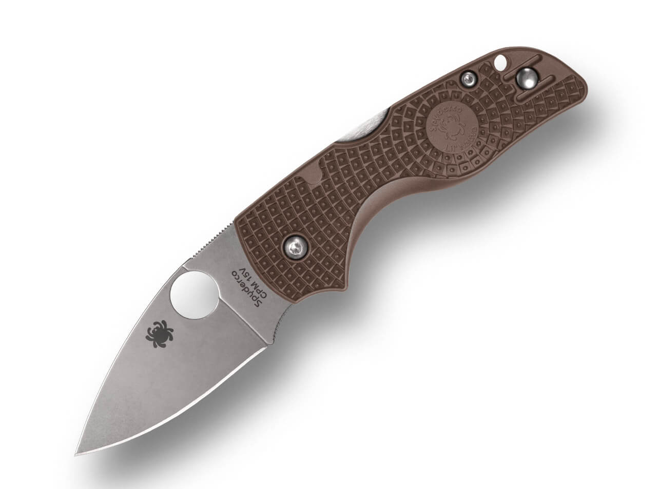 Spyderco Lil' Native Lightweight CPM 15V Brown FRN MAXI – Bild 2