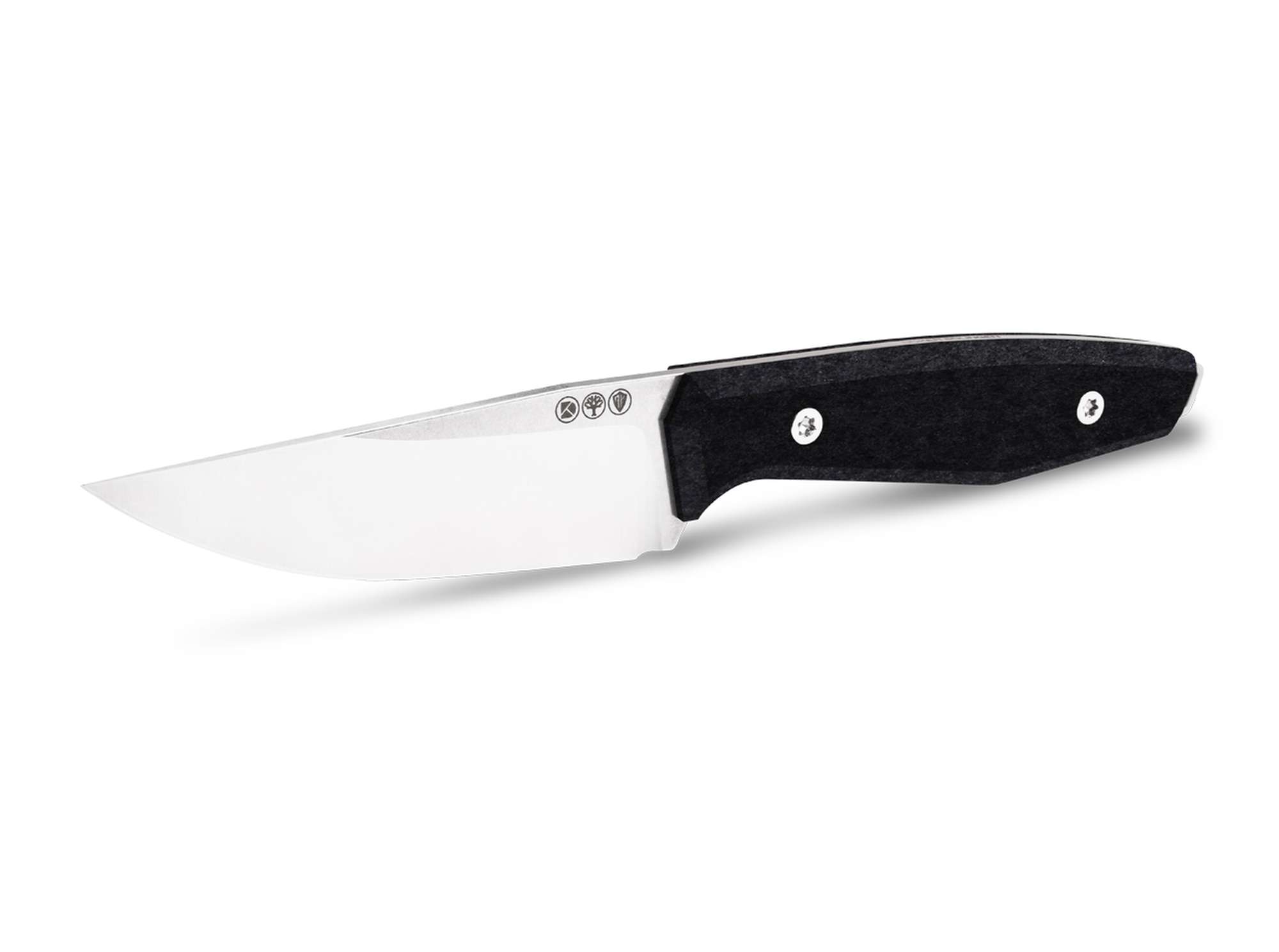 Böker Daily Knives AK1 Droppoint N690 Black Richlite – Bild 1