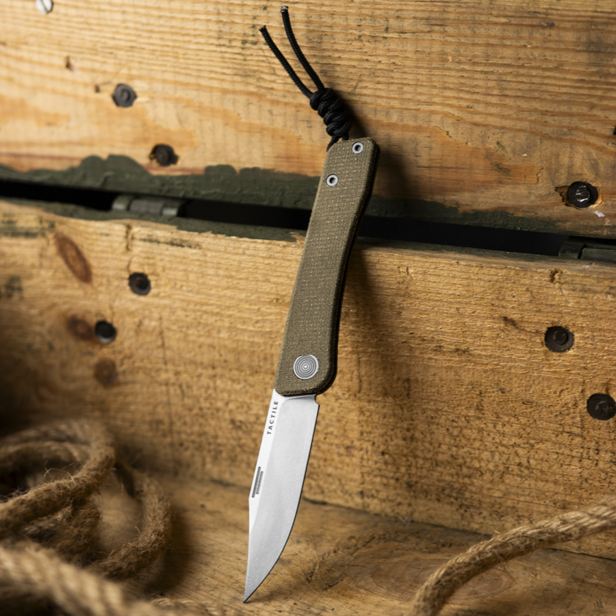 Tactile Knife Bexar Green Micarta KnifeLounge Exclusive Waffe, Klinge, Dolch, Messer