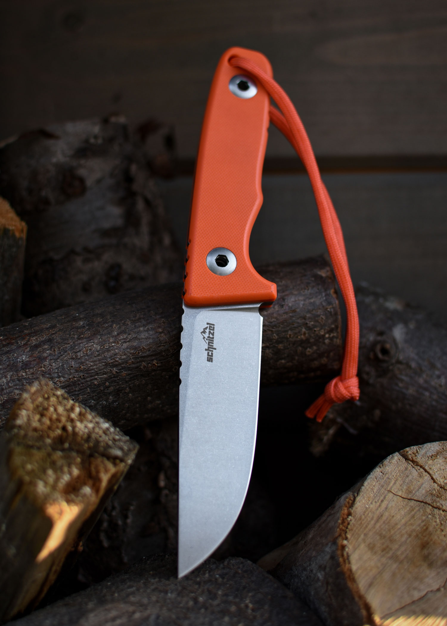 Schnitzel-Tri-Orange-8 Schnitzel TRI orange Outdoormesser