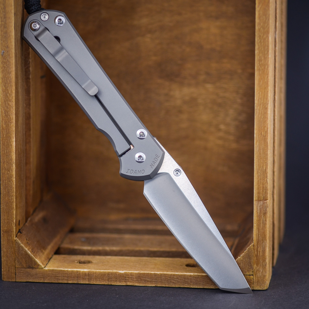 Chris Reeve Sebenza 31 – Glass Blasted / Silver Hardware – Bild 3