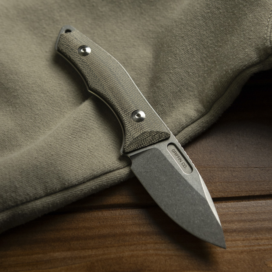 Griffin Scout 2.5 Micarta Olive Griffin Scout 2.5 Micarta Olive