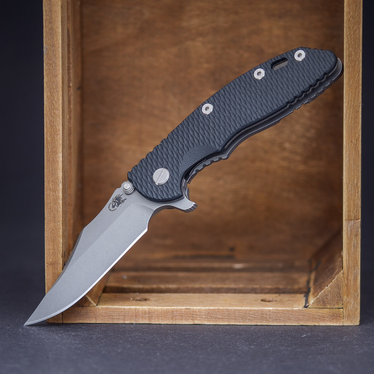 Rick Hinderer XM-18 3.5" Bowie - Working Finish Rick Hinderer XM-18 3.5" Bowie - Working Finish