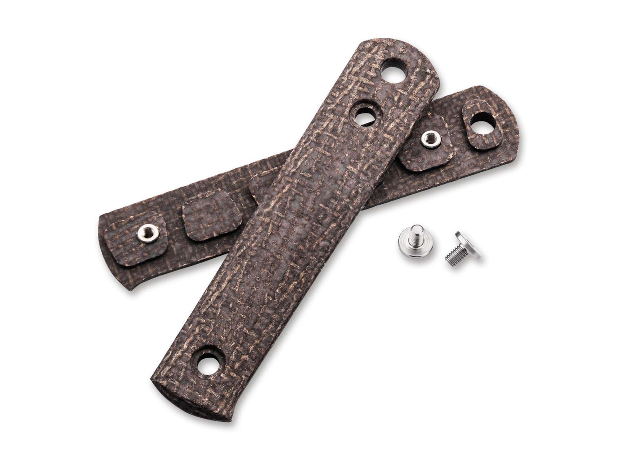 Böker BFF Packlite Micarta Griffschalen Material: Brown Jute Micarta Zubehor, Riemen