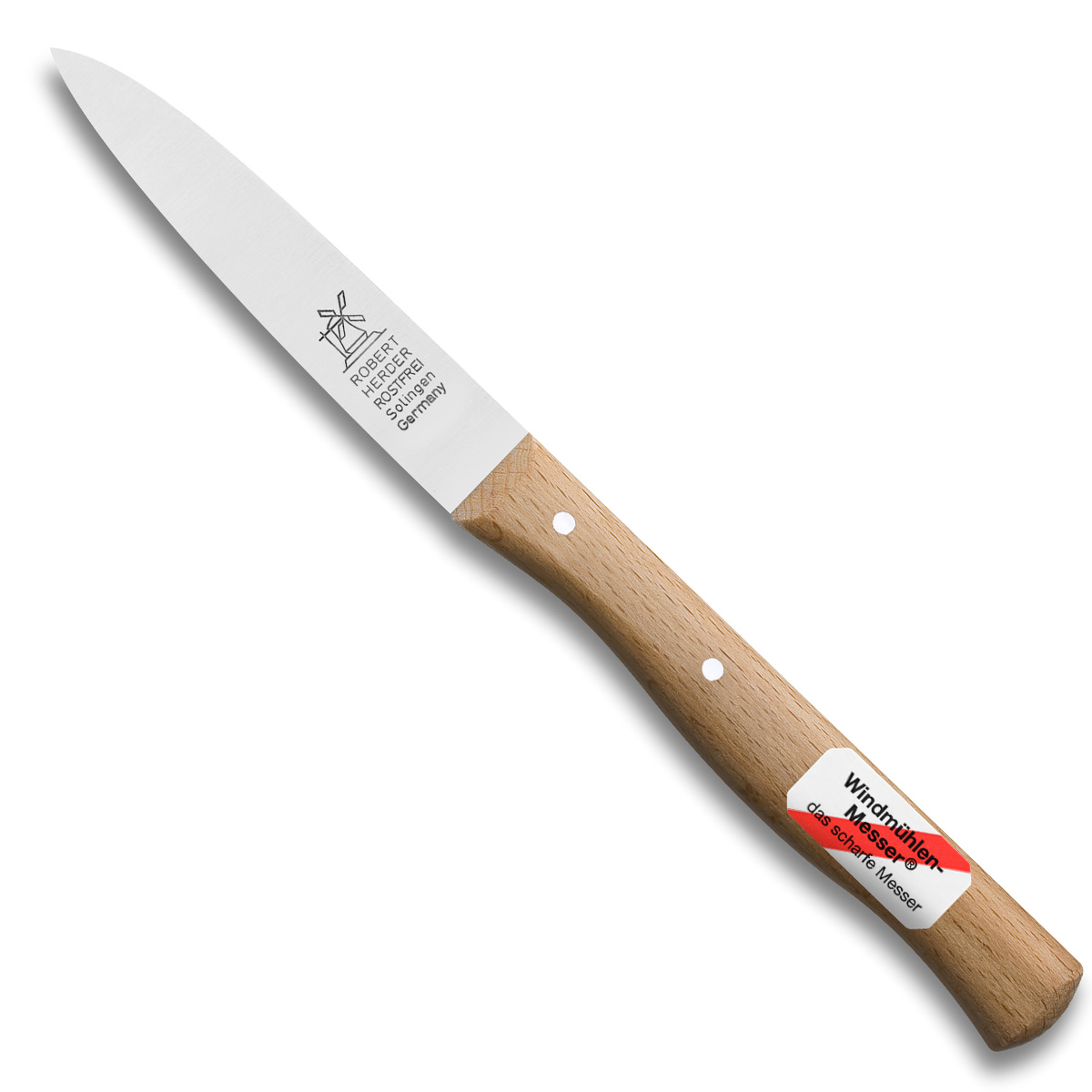 MittelspitzBucherostfrei Gemüsemesser Mittelspitz rostfrei Buche