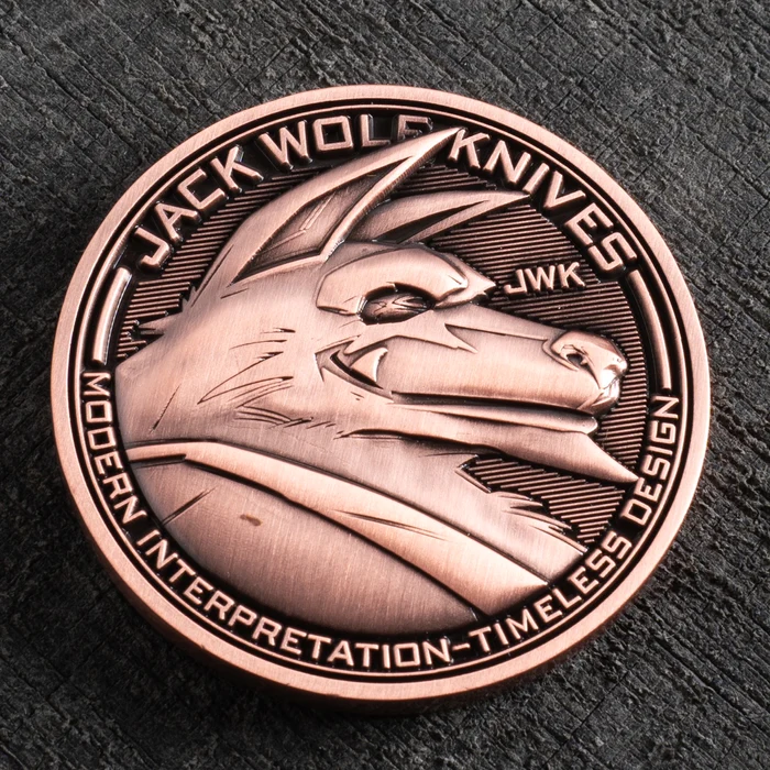 Jack Wolf Knives Coin 002 - IG 20K Milestone Jack Wolf Knives Coin 002 - IG 20K Milestone
