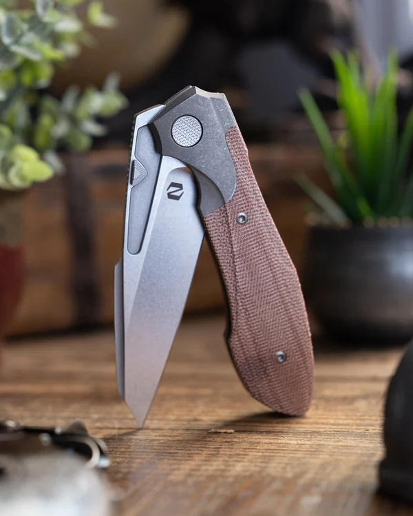 Null Knives Voodoo Natural Micarta