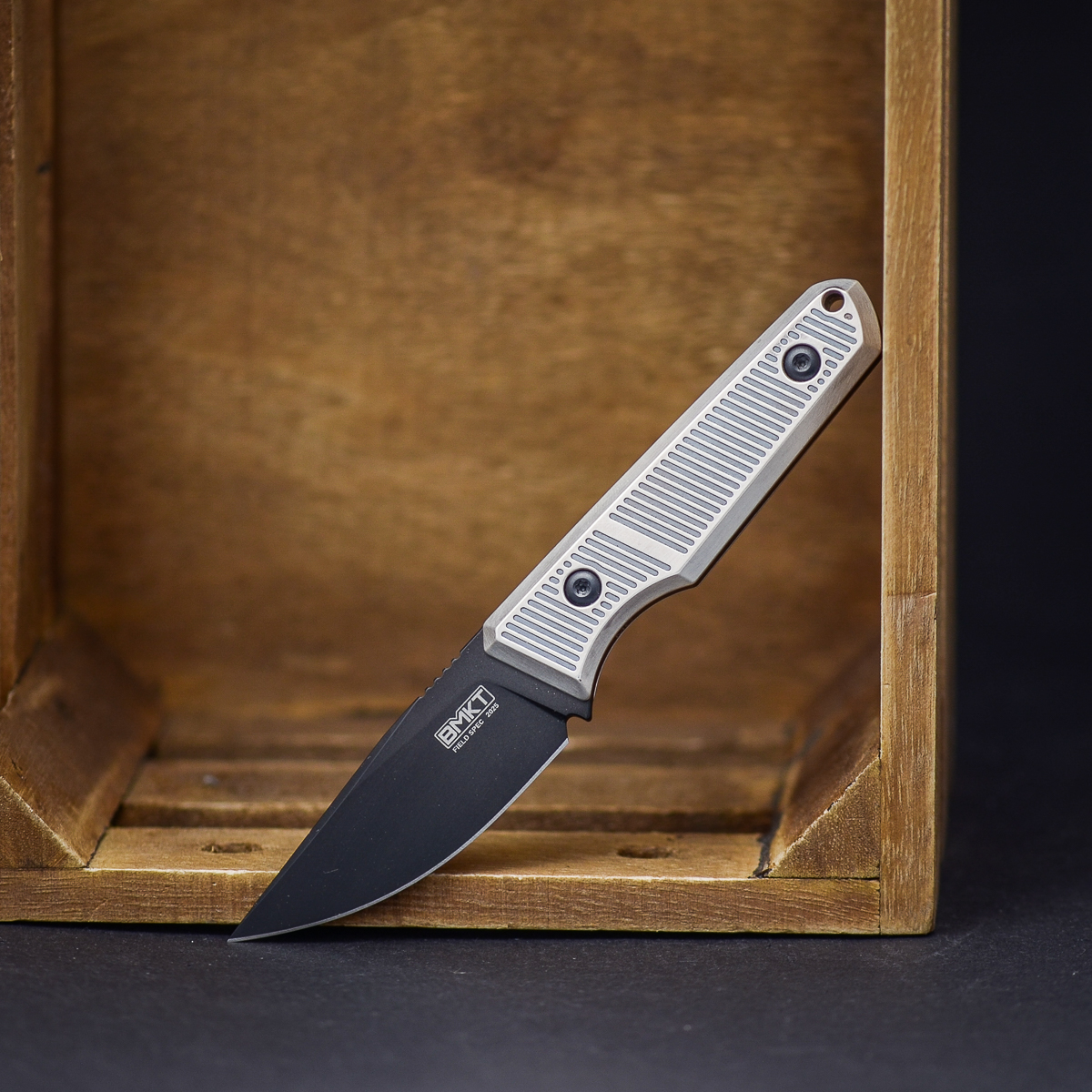 BMKT Small Explorer Brass - Silver plated Klinge, Waffe, Messer, Dolch