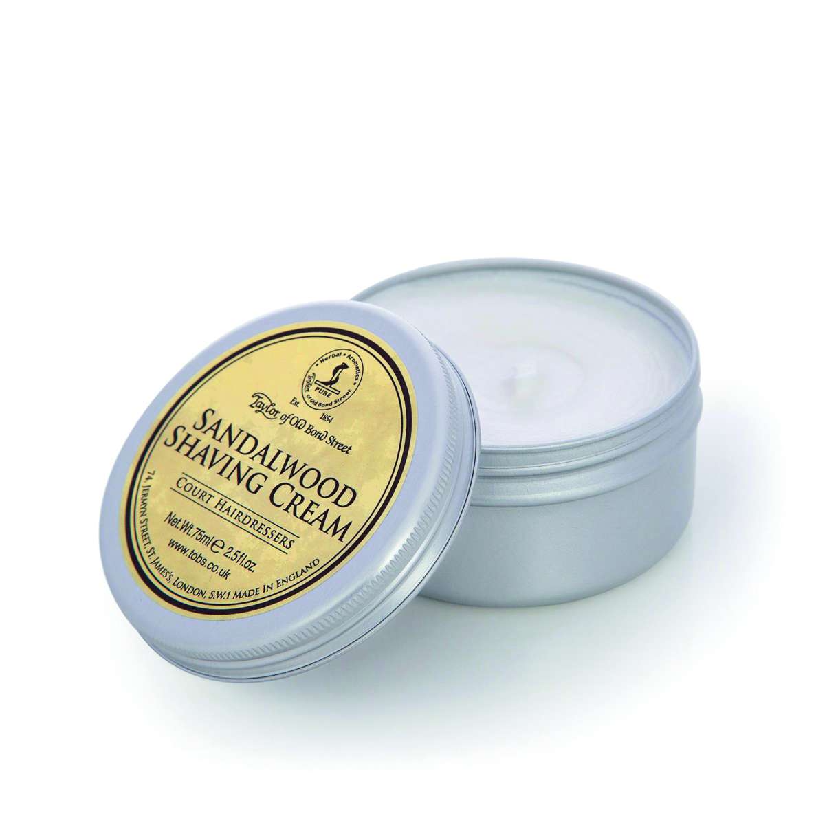 Taylor of Old Bond Street Taylor Sandalwood Shaving Cream 75ml