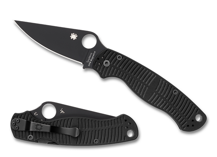 Spyderco Para Military 2 Salt Black G10 CPM Magnacut Spyderco Para Military 2 Salt Black G10 CPM Magnacut