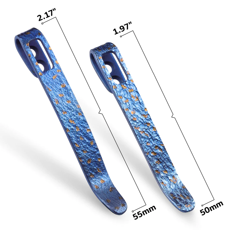 Civivi Titanium Clip Blau 