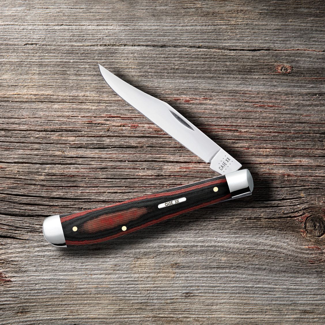27857_C-LI-Knife_331_20210215 Case Slimline Trapper Black Red Micarta Smooth
