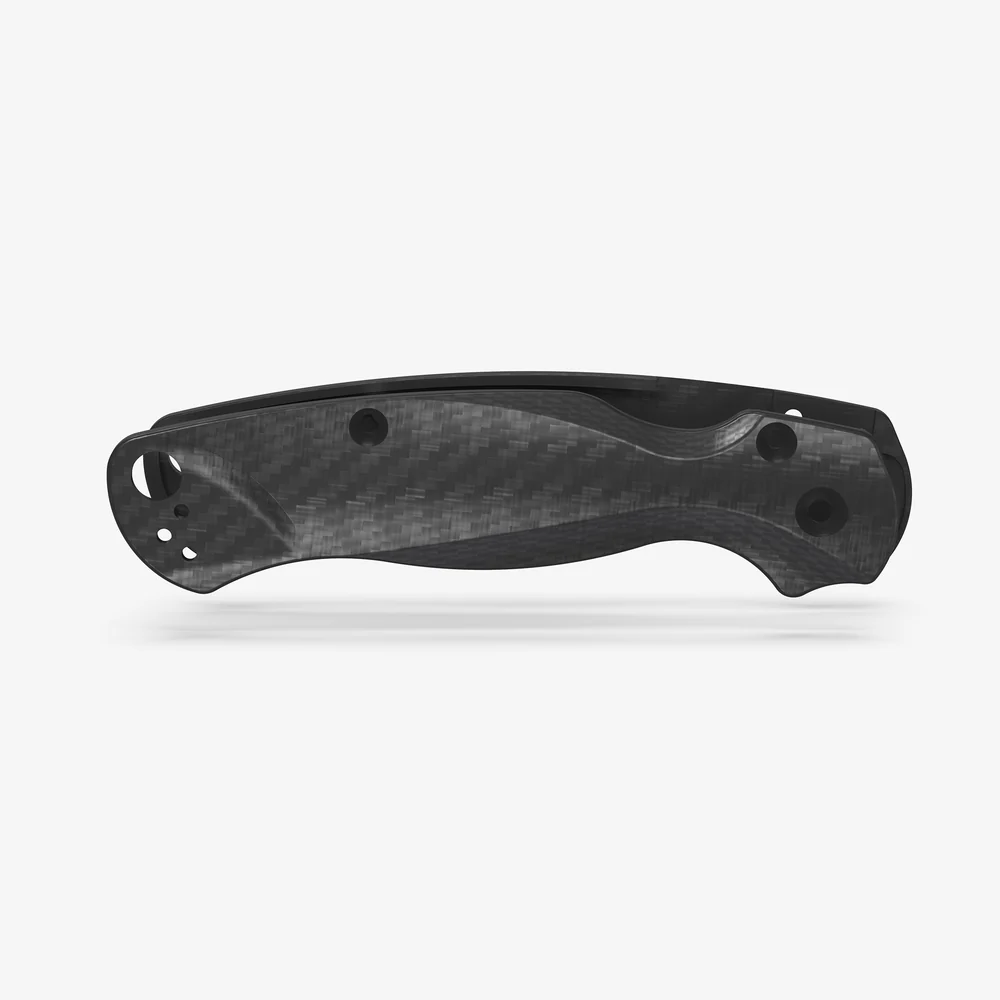Flytanium Carbon Fiber Lotus Scales for Spyderco Paramilitary 2 Knife - Basket Weave MAXI – Bild 2