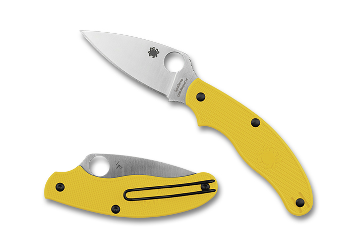Spyderco UK PenKnife Salt Yellow Klinge, Waffe, Dolch, Messer, Besteck