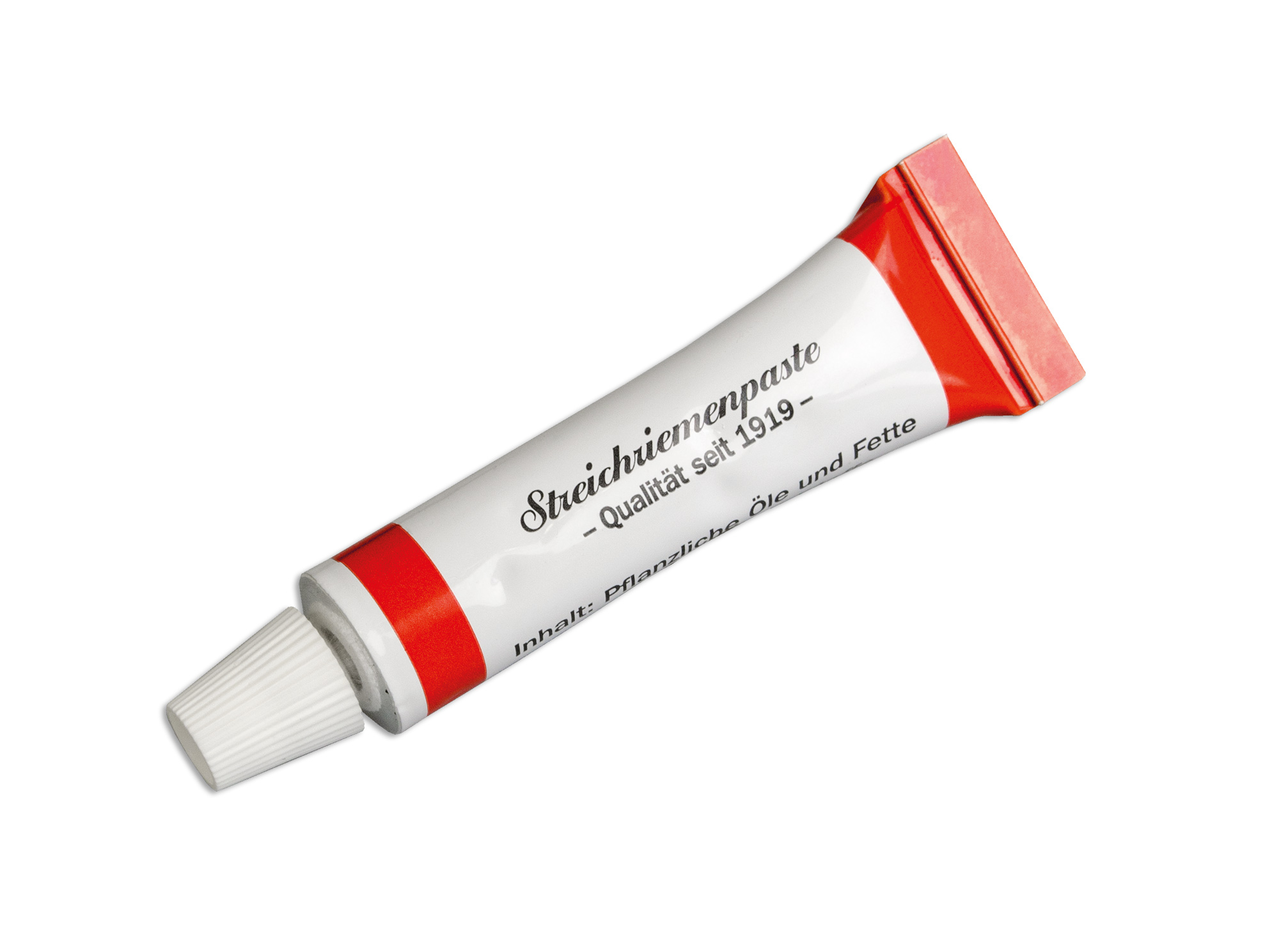 09bo301 Streichriemen Paste Rot mit Schleifmittel