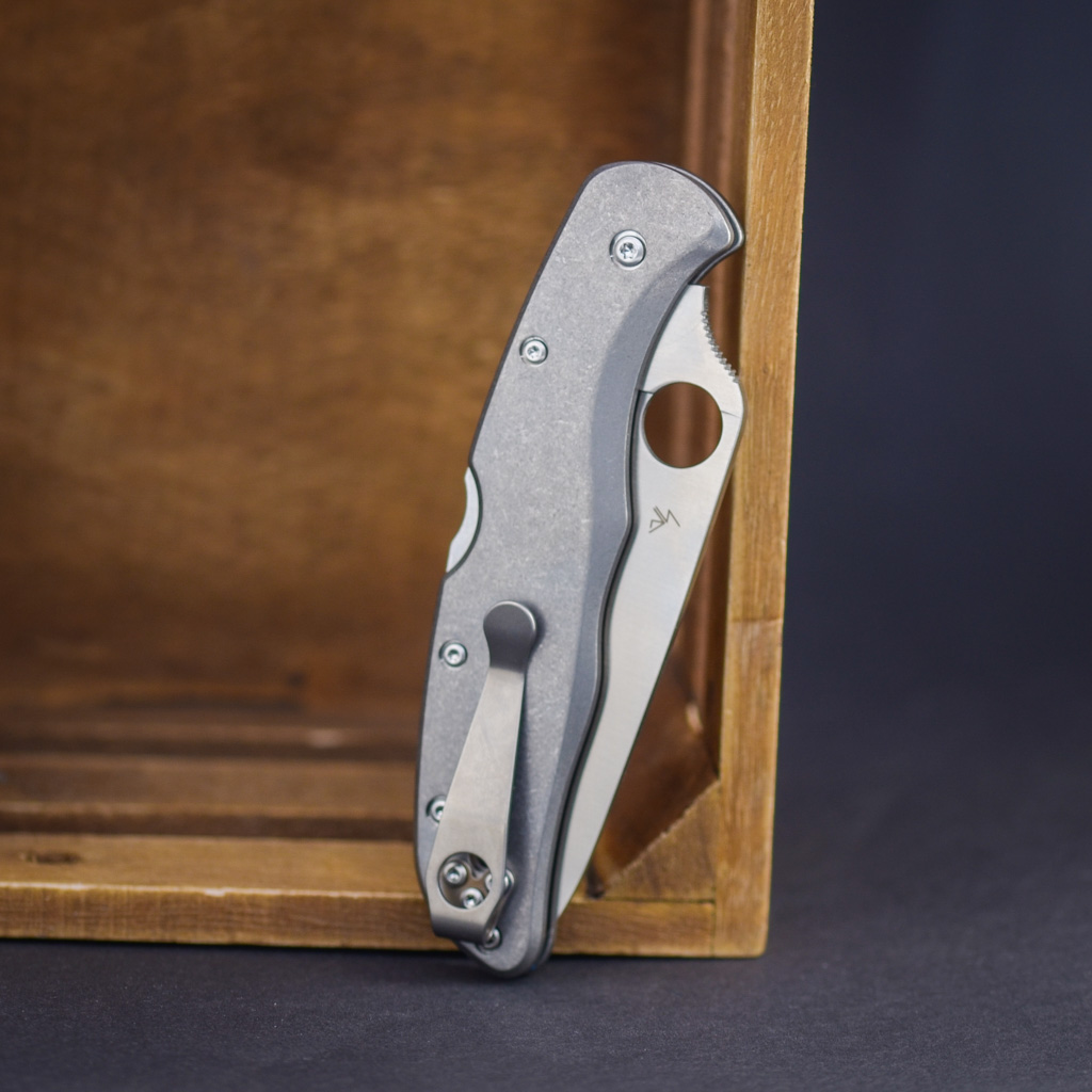 Spyderco Endura 4 SPY27 X Flytanium Titanium – Bild 1