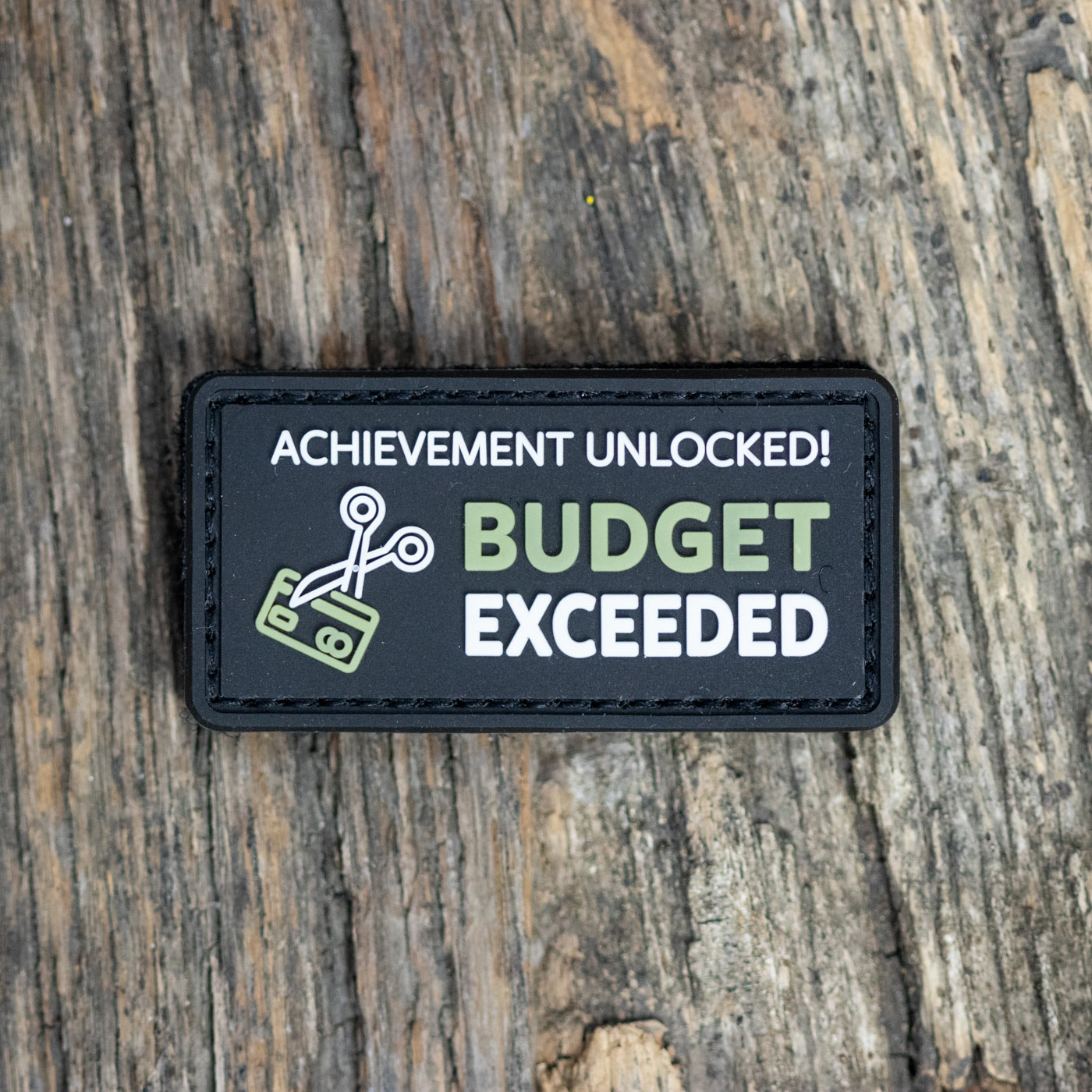 Budget Exceeded Achievement Patch