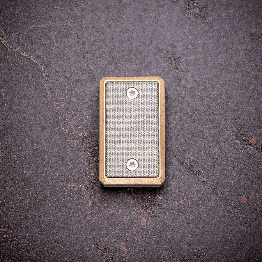 Crowgear Don't Worry Stone - Micarta Inlay