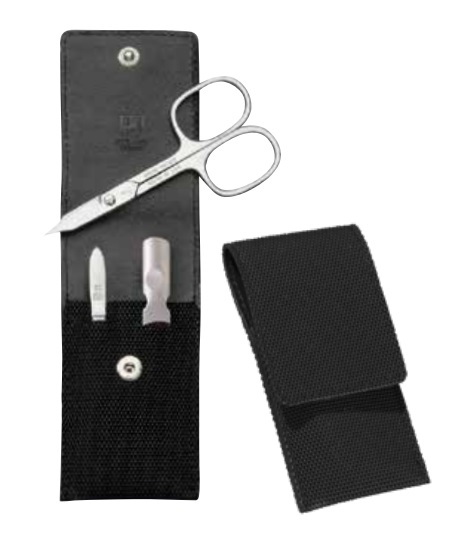 Dreiturm Etui Black Tex inox TeKo MAXI – Bild 1