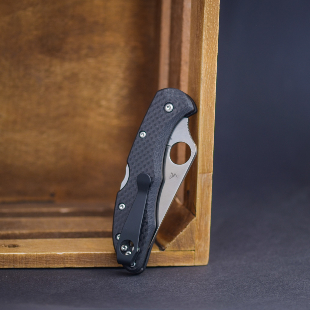 Spyderco Delica 4 K390 X Flytanium Carbon Fiber – Bild 4