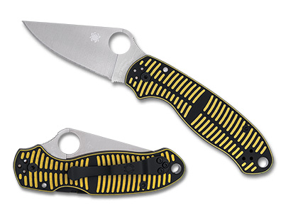 Spyderco Para 3 Salt Yellow/Black G10 CPM Magnacut Klinge, Dolch, Messer, Waffe