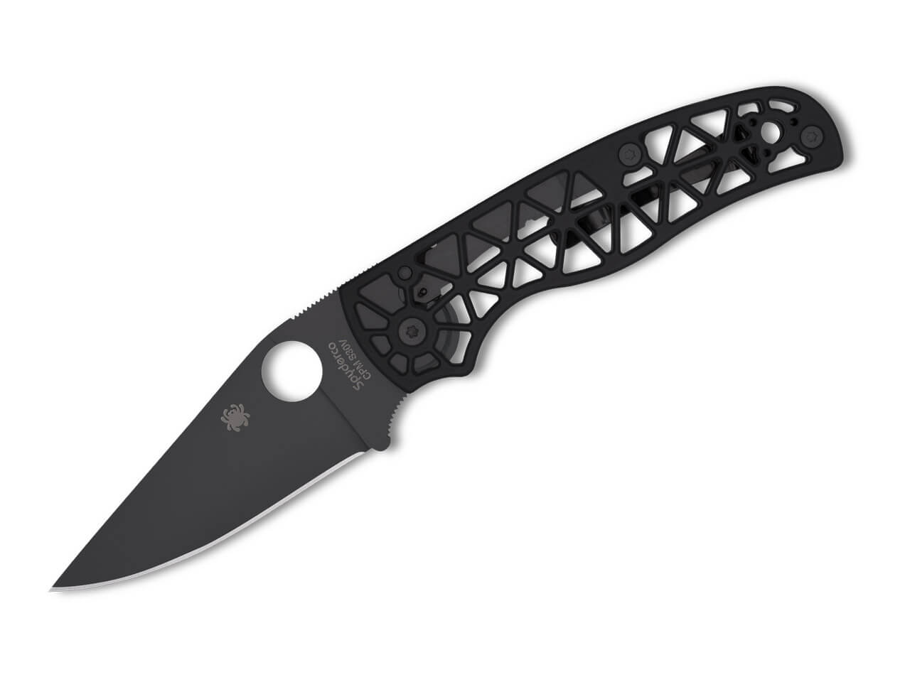 Spyderco Edgerati Black Blade Klinge, Dolch, Messer, Waffe