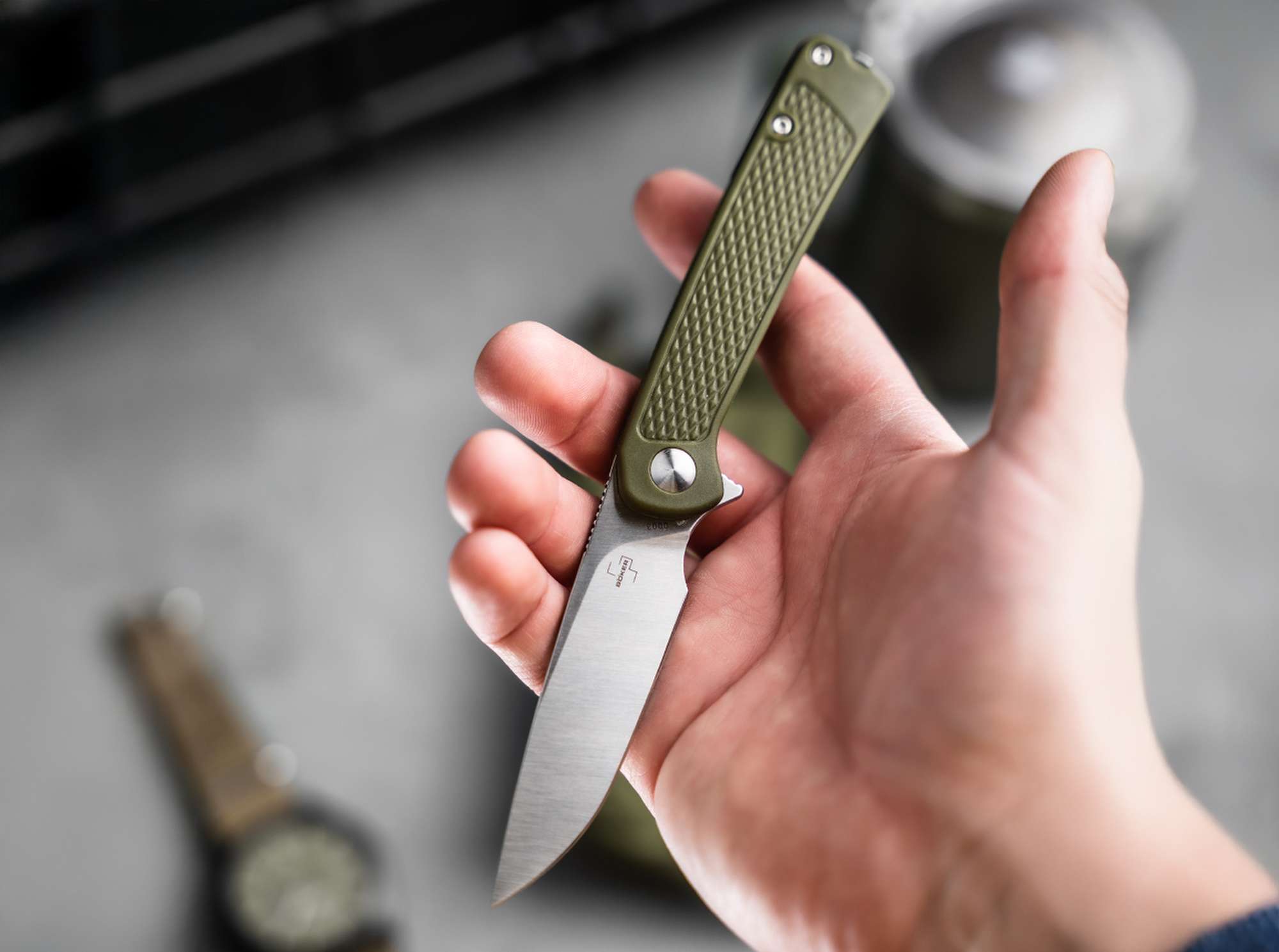 Böker Plus Fire Ant Green – Bild 6
