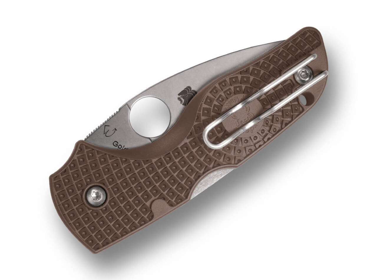 Spyderco Lil' Native Lightweight CPM 15V Brown FRN MAXI – Bild 1