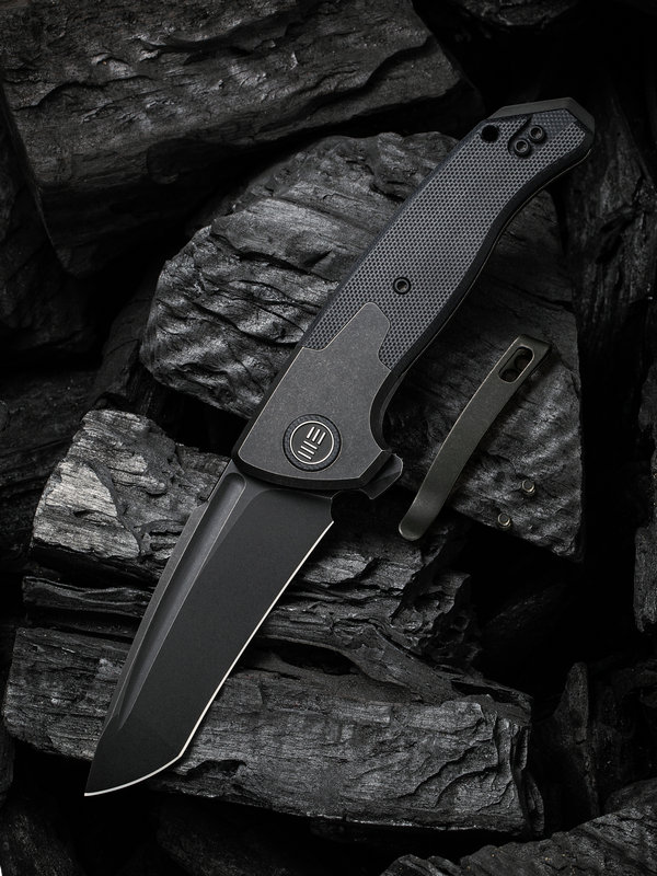 WE Knife Press Check Tanto Titan Schwarz