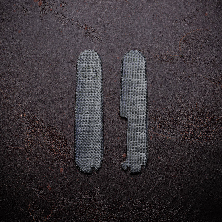 Daily Customs 91.2+ Plain Canvas Micarta black – Bild 1