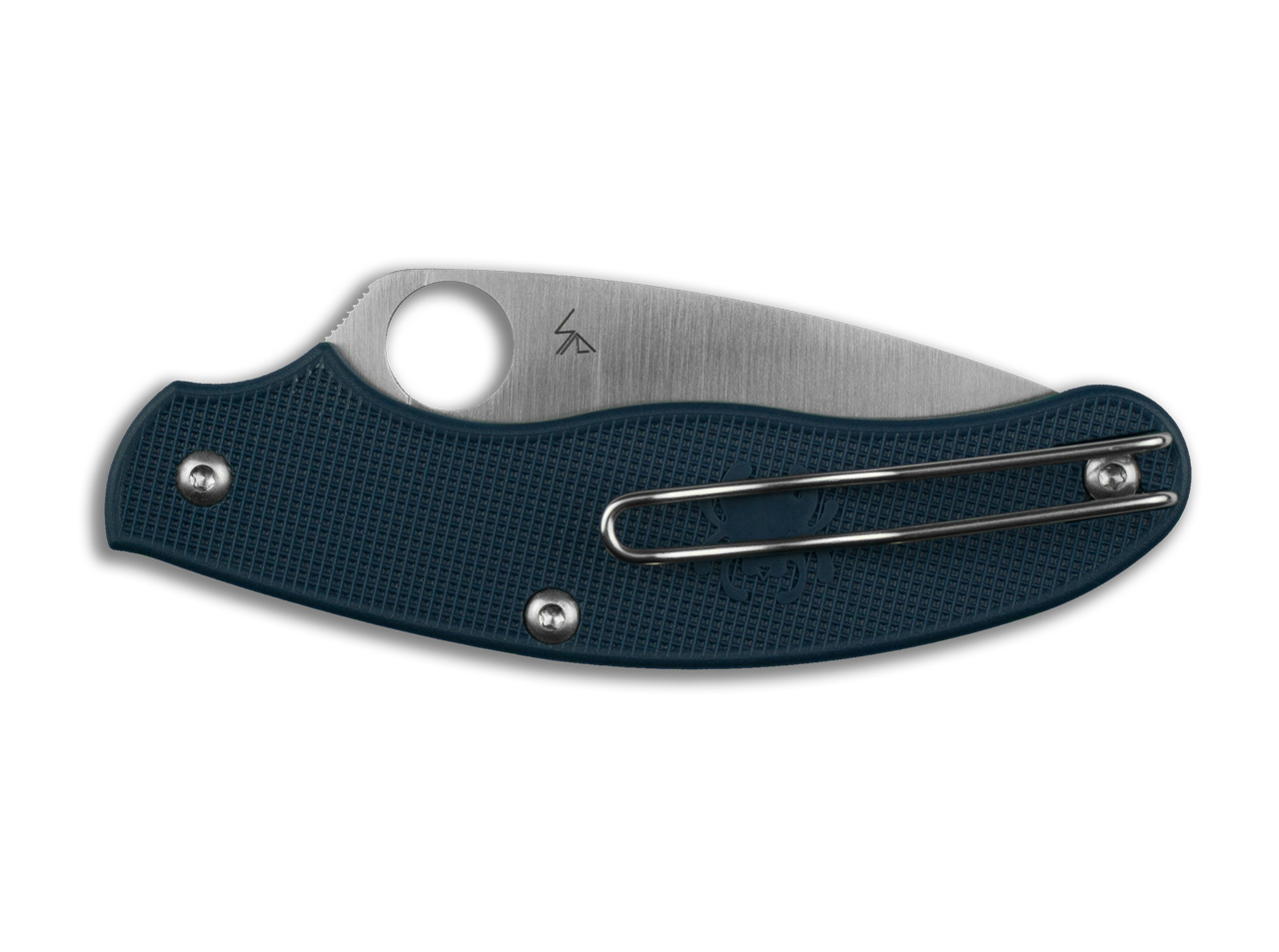 Spyderco UK Pen Knife Dark Blue