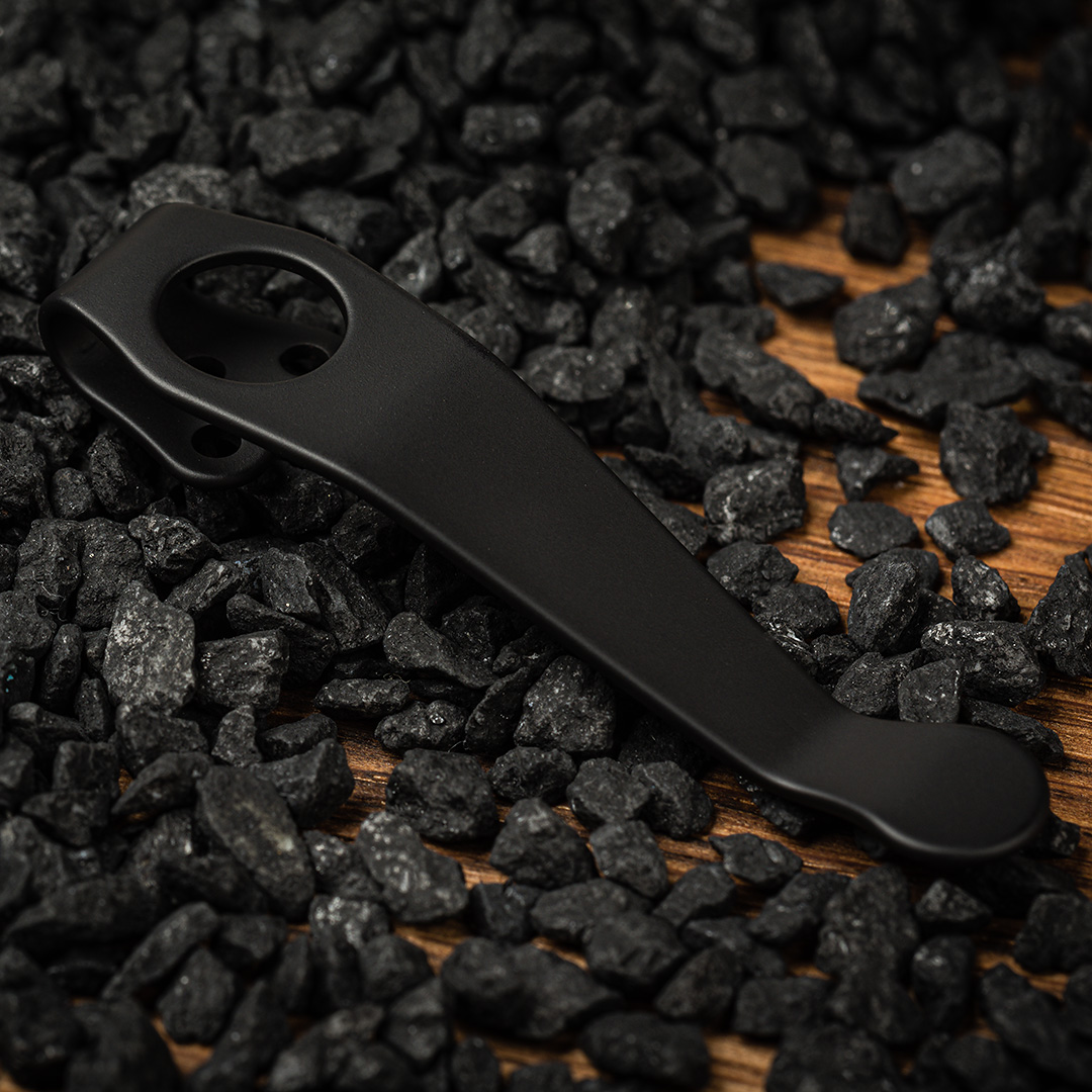 Lynch Clip Spyderco Standard Short Black Ceracote