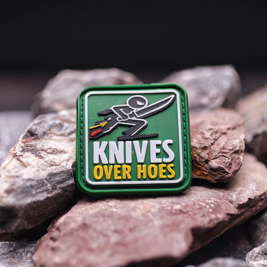 Ruhrpott Outdoor Patch "Knives over Hoes"